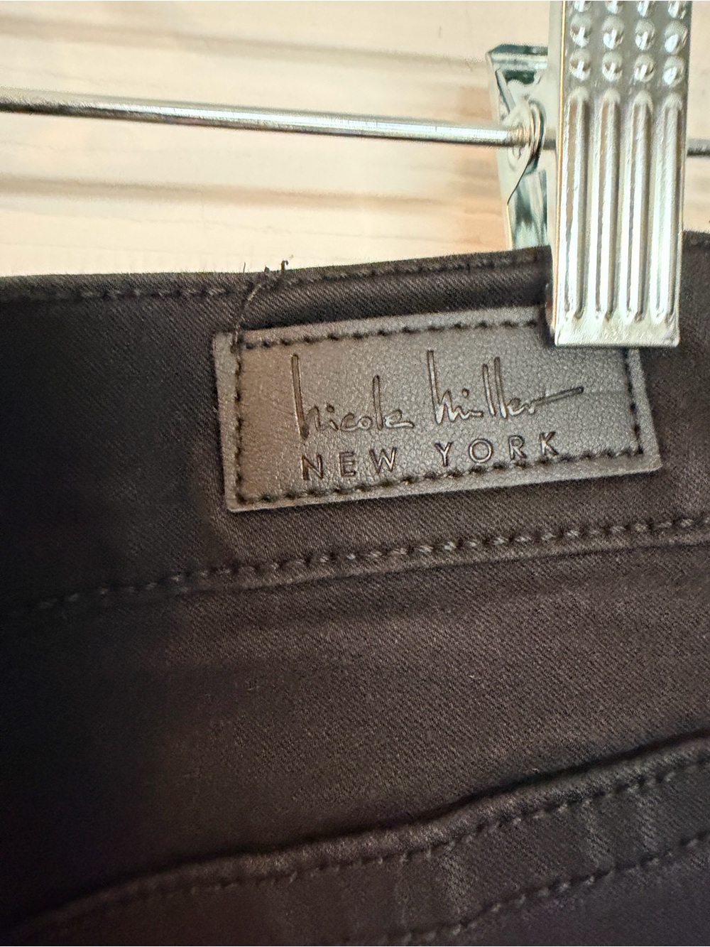 Nicole Miller New York Black Skinny Jeans Women’s - Picture 6 of 6